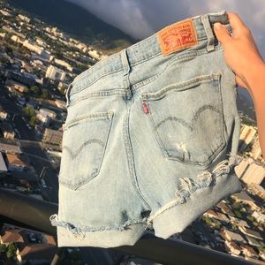 Levi’s High Waisted Shorts